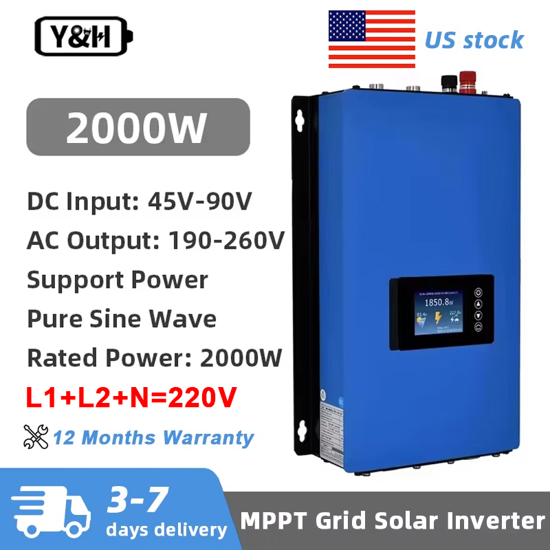 Grid Tie Inverter Limiter 2000W - Y & H 2000W MPPT onduleur