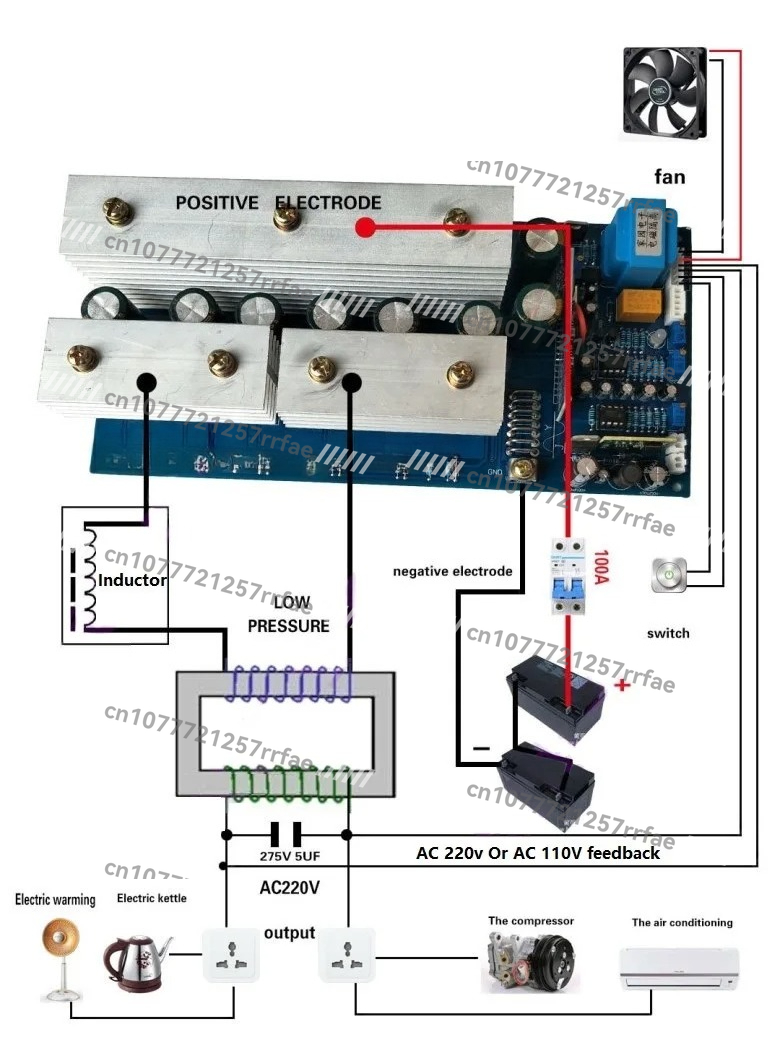 Onduleur à onde sinusoïdale pu - Pure Sine Wave Inverter Board 24V 48V avis et prix