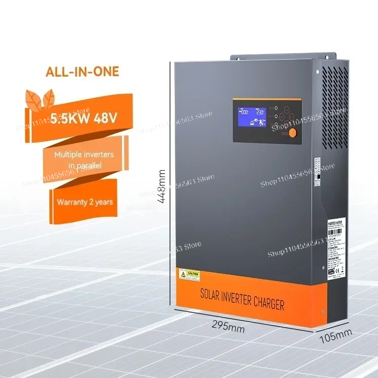 Onduleur solaire hybride triph - Hybrid Solar Inverter 5.5Kw Mppt 48V avis et prix