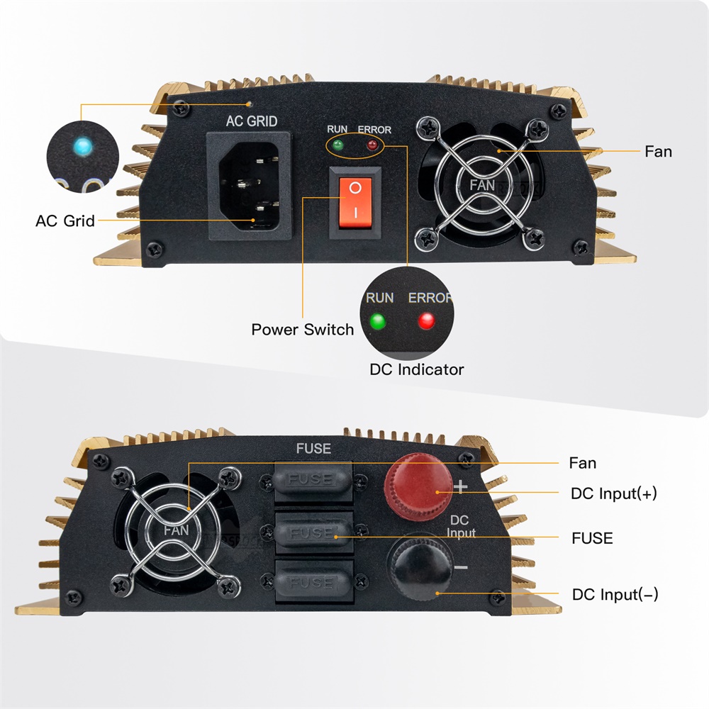 Micro-onduleur solaire connect - Micro Inverter 1400W Solar Grid Tie avis et prix