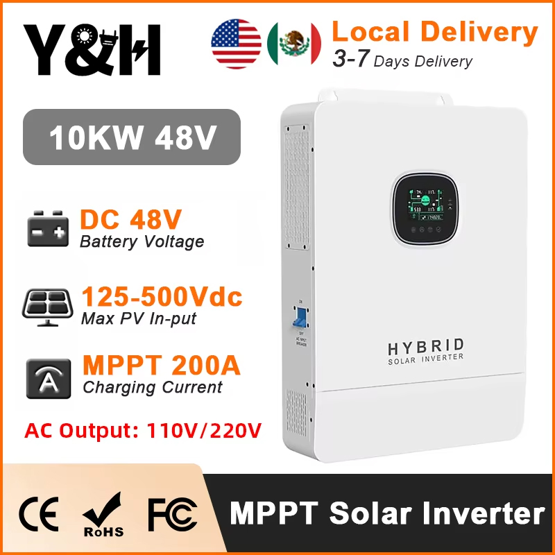Y & H 10KW onduleur solaire hy - Split Phase Inverter 10Kw 110V 220V avis et prix