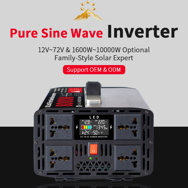 Onduleur hors réseau à onde si - Pure Sine Wave Inverter 5000W 48V 220V avis et prix